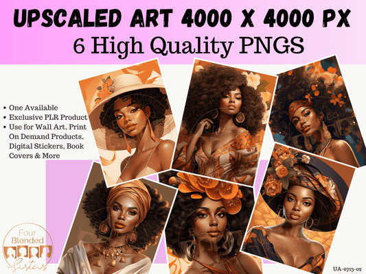 Exclusive PLR | UA-0713-02 | One Buyer. No Restrictions - Four Blended Sistas