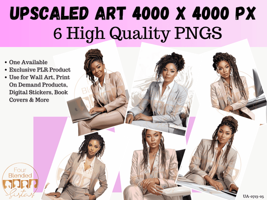 Exclusive PLR | UA-0713-05 | One Buyer. No Restrictions - Four Blended Sistas